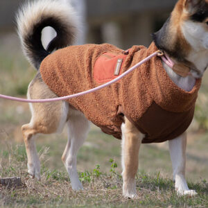 Bouclé Dog Coat /Brown